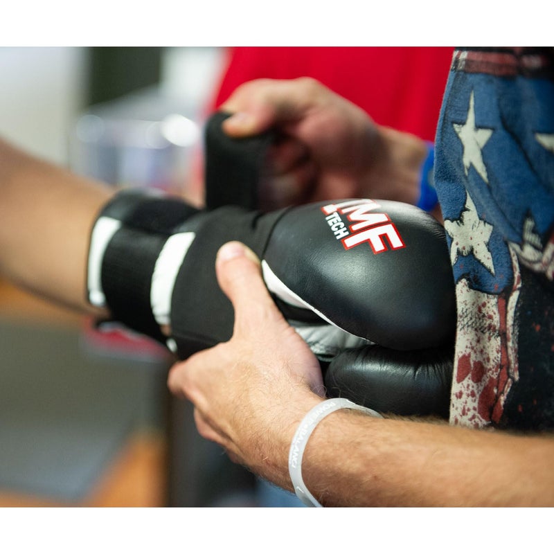 Ringside Imf Tech Sparring Elastic Boxing Gloves (White, 14-Ounce) - Image 2